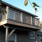 Second story deck.
