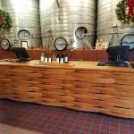 Custom made wine bar for Cakebread Cellars in Napa, Ca.  